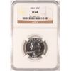 Image 1 : 1961 WASHINGTON QUARTER, NGC PROOF-68!