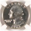 Image 2 : 1962 WASHINGTON QUARTER, NGC PROOF-68!