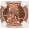 Image 2 : 1938 LINCOLN CENT, NGC MS-66 RED GEM!!