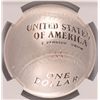 Image 3 : 2014 BASEBALL HALL OF FAME SILVER DOLLAR, NGC MS-69!  WOW!!