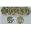 Image 1 : ROLL OF 1964 & 1964-D SILVER KENNEDY HALF DOLLARS