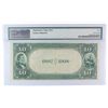 Image 2 : FR 545 $10.00 CH#2458 MORGANTOWN, WEST VIRGINIA 1882 PMG 30 VERY RARE! DATE BACK