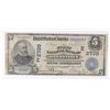 Image 1 : $5.00 CH 2739 1902 FNB JOHNSTOWN VG-F