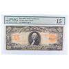 Image 1 : 1906 $20.00 GOLD CERTIFICATE FR 1185 PMG 15