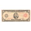 Image 1 : 1914 $5.00 FEDERAL RESERVE NOTE RED SEAL FAIR