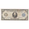 Image 1 : 1914 $10.00 FEDERAL RESERVE NOTE VG-F