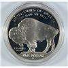 Image 2 : 2001 AMERICAN BUFFALO COMMEMORATIVE PROOF SILVER DOLLAR W/COA