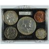 Image 1 : 1959-P MINT SET, HALF, QTR, DIME, (1963) NICKEL & CENT