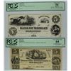 Image 1 : OBSOLETE BANK NOTES PCGS GRADED: MUNROE FALLS, OHIO 64 & MORGAN, GEORGIA 50