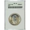 Image 1 : 1949 BOOKER T WASHINGTON COMMEN HALF DOLLAR ANACS MS-64