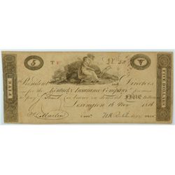 1816 $5 KENTUCKY INSURANCE COMPANY NOTE