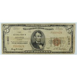 1929 $5 NATIONAL HOMER, IL #11882