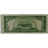 Image 2 : 1934 $5 SILVER CERTIFICATE (MAJOR MINT ERROR-DOUBLE GUTTER FOLD)