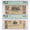 Image 1 : OBSOLETES: PCGS; MUNROE FALLS, OHIO 67PPQ & ELYRIA, OHIO 64PPQ
