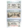 Image 1 : REMAINDER NOTES, PMG GRADED: JAMAICA, VERMONT 67EPQ, ST PAUL, MN 58EPQ;