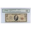 Image 1 : $10.00 NATIONAL CRANDON WISCONSIN PMG 15 FR 1801-1 CH 12814 RARE!