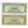 Image 2 : 2 - $5.00 NATIONALS AENB ST LOUIS & FRB ATLANTA VG+