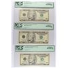 Image 2 : 21 PIECES 1999 $10.00 FRN STAR NOTES, ALL PCGS GRADED 4 - 65PPQ, 17 - 66PPQ!