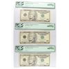 Image 3 : 21 PIECES 1999 $10.00 FRN STAR NOTES, ALL PCGS GRADED 4 - 65PPQ, 17 - 66PPQ!