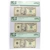 Image 7 : 21 PIECES 1999 $10.00 FRN STAR NOTES, ALL PCGS GRADED 4 - 65PPQ, 17 - 66PPQ!