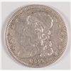 Image 1 : 1834 CAPPED BUST QUARTER AU NICE LUSTER,  small scratch on reverse