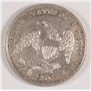 Image 2 : 1834 CAPPED BUST QUARTER AU NICE LUSTER,  small scratch on reverse