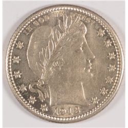 1913-D BARBER QUARTER, MS-64+  GORGEOUS COIN