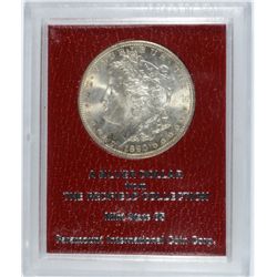 1890-S MORGAN SILVER DOLLAR, REDFIELD COLLECTION MS-65