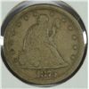 Image 1 : 1875-S TWENTY CENT PIECE VF (DAMAGED)