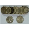Image 1 : ROLL OF 1964 & 1964-D SILVER KENNEDY HALF DOLLARS