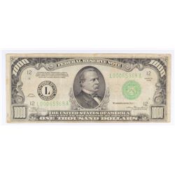 1934 $1000.00 BILL FINE