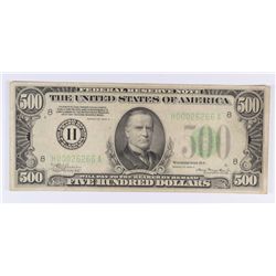 1934A $500.00 BILL FINE