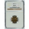 Image 1 : 1859 INDIAN HEAD CENT NGC MS-65