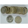 Image 1 : ROLL OF 1964 & 1964-D SILVER KENNEDY HALF DOLLARS