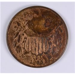 1865 TWO CENT VF-30