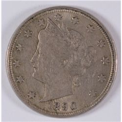 1890 V-NICKEL VF/XF