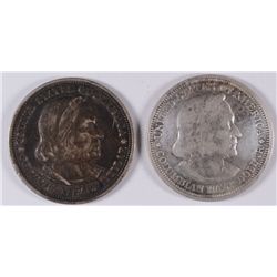 1892 & 1893 COLUMBIAN EXPO HALF DOLLARS