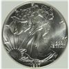 Image 2 : 1987 AMERICAN SILVER EAGLE, PCI MS-70  RARE  TRENDS PRICE $2500.00