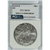 Image 1 : 2002 AMERICAN SILVER EAGLE, PCI MS-70  RARE  TRENDS PRICE $1250.00
