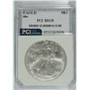 Image 1 : 2004 AMERICAN SILVER EAGLE, PCI MS-70!