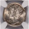Image 2 : 1943 MERCURY DIME NGC MS-65