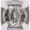 Image 2 : 1945-D MERCURY DIME, NGC MS-66 BLAST WHITE!