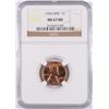 Image 1 : 1966 SMS LINCOLN CENT, NGC MS-67 RED