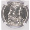 Image 2 : 1954-D FRANKLIN HALF DOLLAR, NGC MS-64 FBL
