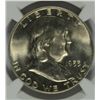 Image 2 : 1953-D FRANKLIN HALF DOLLAR, NGC MS-64 FBL