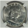 Image 2 : 1963-D FRANKLIN HALF DOLLAR, NGC MS-64 FBL