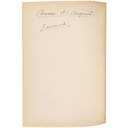 King Edward VIII