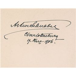 Ferruccio Busoni and Artur Schnabel