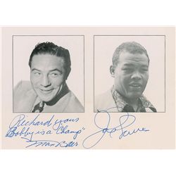 Joe Louis and Max Baer