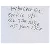 Image 1 : Joey Ramone’s Lyrics: Hey Ho Let’s Go